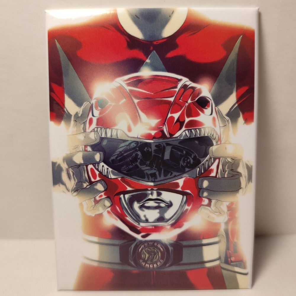 Power Rangers Red Ranger Fridge Magnet Official Hasbro Collectible Home Decor